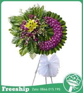 Vòng Hoa Viếng Lễ Tang – Phân Ưu - Mã: DHT-053 - Giá: 900.000đ