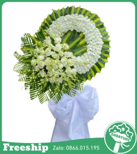 Vòng Hoa Tiễn Đưa – Vĩnh Biệt - Mã: DHT-054 - Giá: 900.000đ