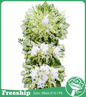 Vòng Hoa Kệ Đứng 3 Tầng – Sang Trọng - Mã: DHT-068 - Giá: 3.200.000đ