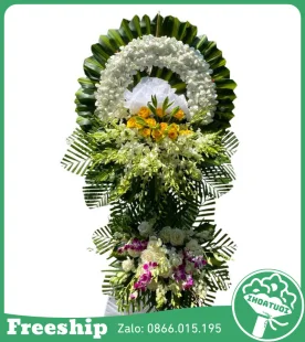 Kệ Hoa 2 Tầng Truyền Thống Kính Viếng - Mã: DHT-079 - Giá: 1.300.000đ