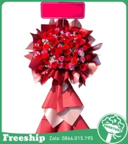 Kệ Hoa Khai Trương Đẹp – Làm Ăn Phát Đạt