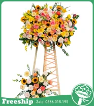 Kệ Hoa Chúc Mừng – Thành Công Rực Rỡ