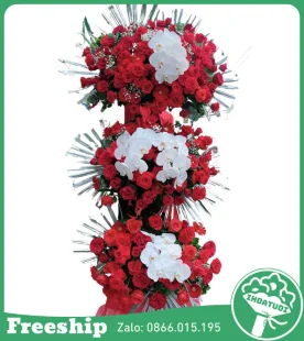 Kệ Hoa Khai Trương Cỡ Lớn – Hoành Tráng Nổi Bật - Mã: DHT-118 - Giá: 2.500.000đ