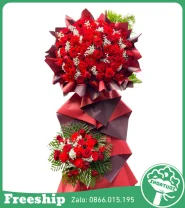 Kệ Hoa Khai Trương 2 Tầng – Đại Cát Đại Lợi