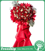 Kệ Hoa Khai Trương Đẹp – Làm Ăn Phát Đạt