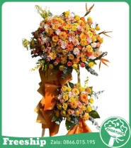 Kệ Hoa Tone Cam Vàng – Năng Lượng Khởi Đầu