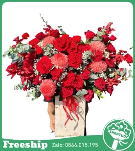 Giỏ Hoa Mừng Ngày Kỉ Niệm - Mã: DHT-145 - Giá: 750.000đ