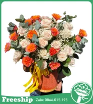 Giỏ Hoa Chúc Mừng Khởi Sắc