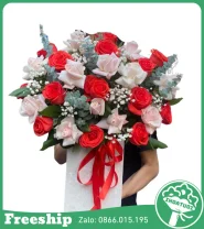 Giỏ Hoa Chúc Mừng Chúc Mừng Như Ý