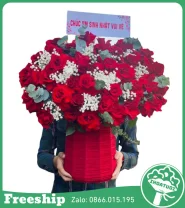 Giỏ Hoa Chúc Mừng Vạn Sự Han Thông
